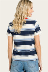 Retro Stripe Everyday Tee