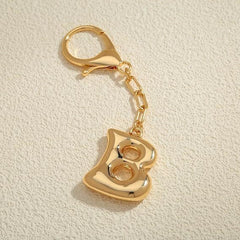 Bubble Letter Monogram Bag Charm – Bold & Personalized