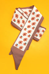 Lightweight Patterned Twilly Scarf – Versatile, Airy & Stylish