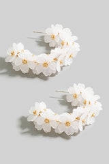 Daisy Bloom Hoop Earrings