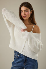 Cozy Crush Off Shoulder Sweater