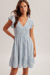 Bluebell Bloom Smocked Dress