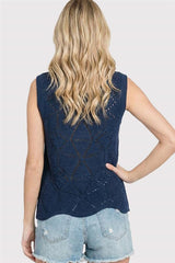 Pointelle Sweater Tank