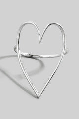 Endless Love Cutout Heart Ring