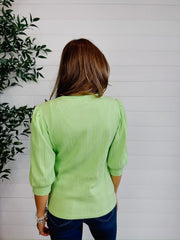 Ribbed Henley Top – Mac and Me Exclusive