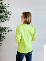 Puff Sleeve Knit Top – Mac and Me Exclusive