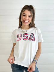 Mac & Me USA Graphic Tee