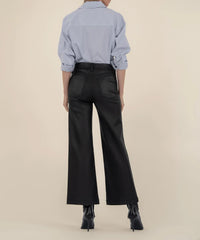 Meg Coated Wide-Leg Jeans | Fab Ab Front Pockets