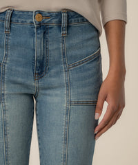 High-Rise Ankle Flare Jeans | Flattering Flare Denim for Everyday Style