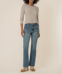 High-Rise Ankle Flare Jeans | Flattering Flare Denim for Everyday Style