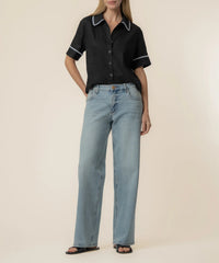 Marisol Short Sleeve Button Front