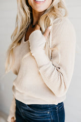 Mac & Me Cotton Waffle Knit Pullover