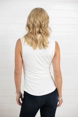 Essential Ruched Button Tank – Mac and Me Exclusive