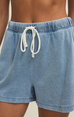 Hunter Knit Denim Short in Ocean Air Indigo