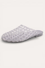 Glitter Jelly Slip-On Flats