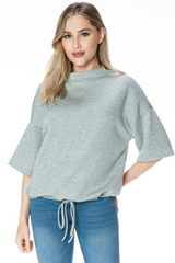 Drawstring S/S Top