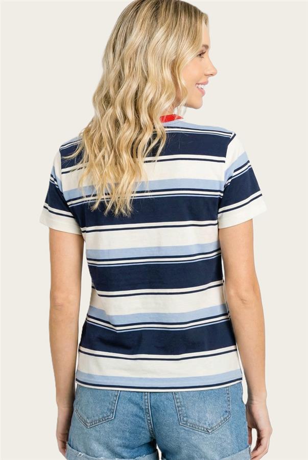 Retro Stripe Everyday Tee
