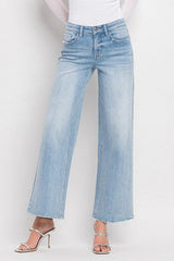 HIGH RISE WIDE LEG JEANS