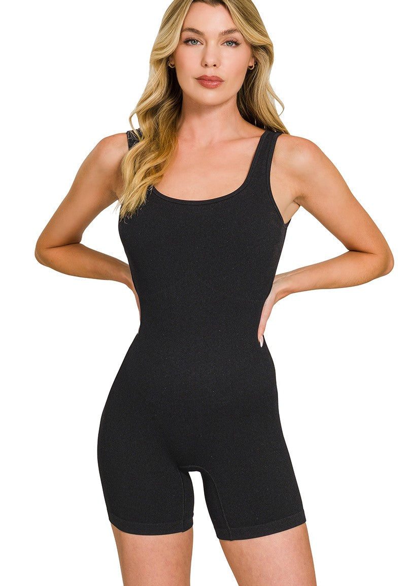 Contour Ribbed Romper