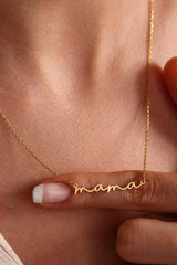 18K Gold Dipped Mama Necklace – Waterproof & Hypoallergenic
