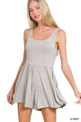 Double Layered Tank Romper