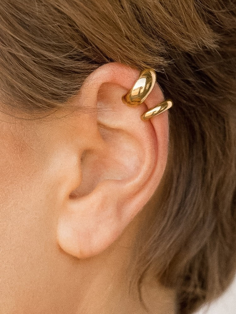 18K Gold Plated Non-Tarnish Small Ear Cuff