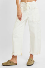 High Rise Wide Barrel Cargo Pants