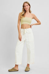 High Rise Wide Barrel Cargo Pants