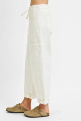 High Rise Wide Barrel Cargo Pants