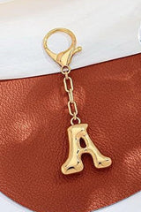 Bubble Letter Monogram Bag Charm – Bold & Personalized