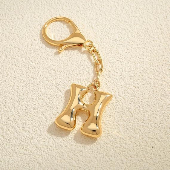 Bubble Letter Monogram Bag Charm – Bold & Personalized