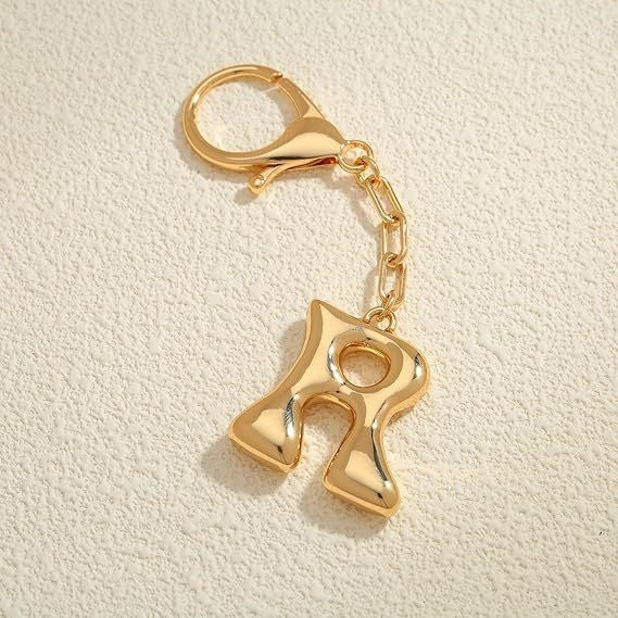 Bubble Letter Monogram Bag Charm – Bold & Personalized