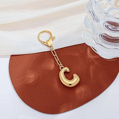 Bubble Letter Monogram Bag Charm – Bold & Personalized
