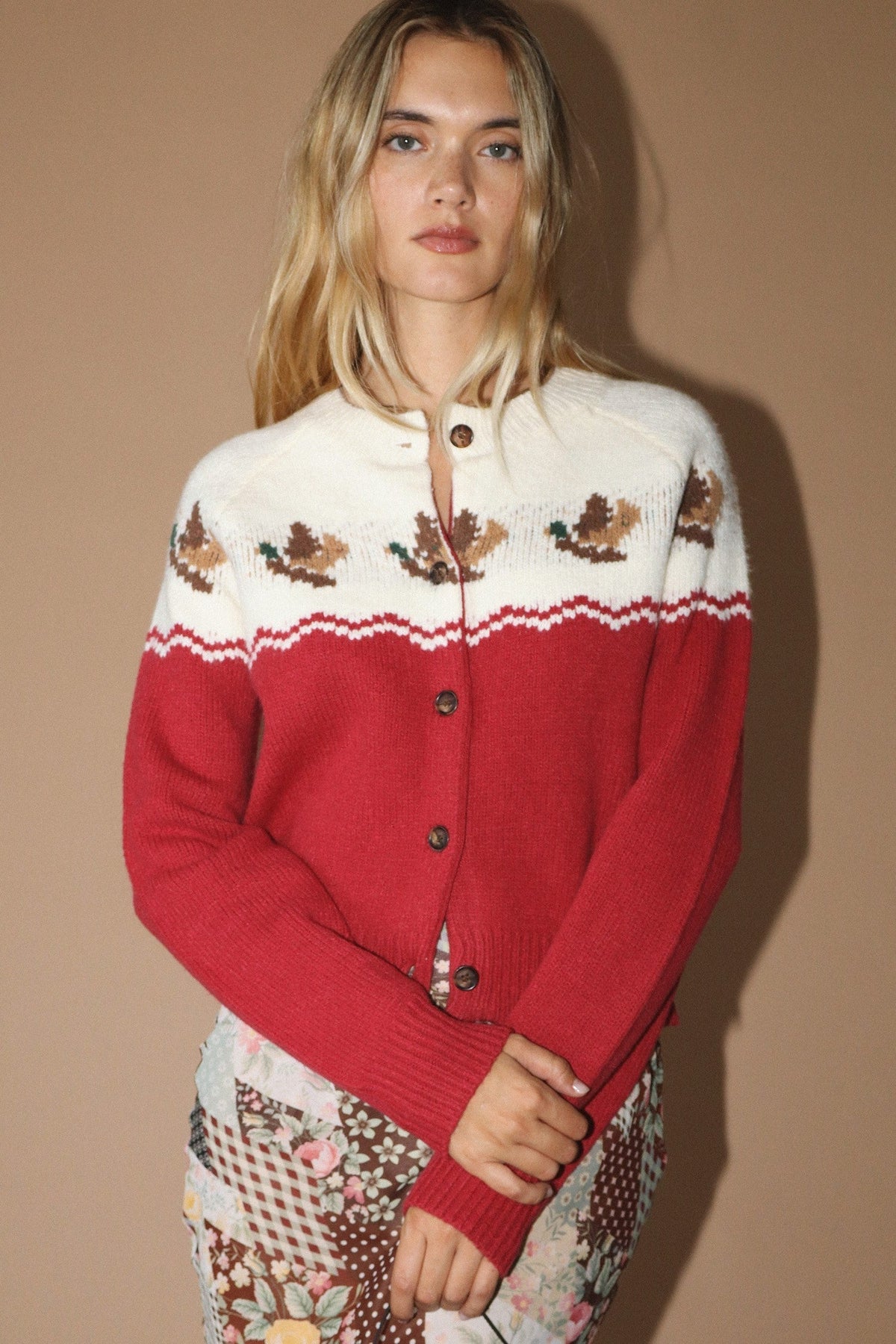 Duck Fair Isle Cardigan