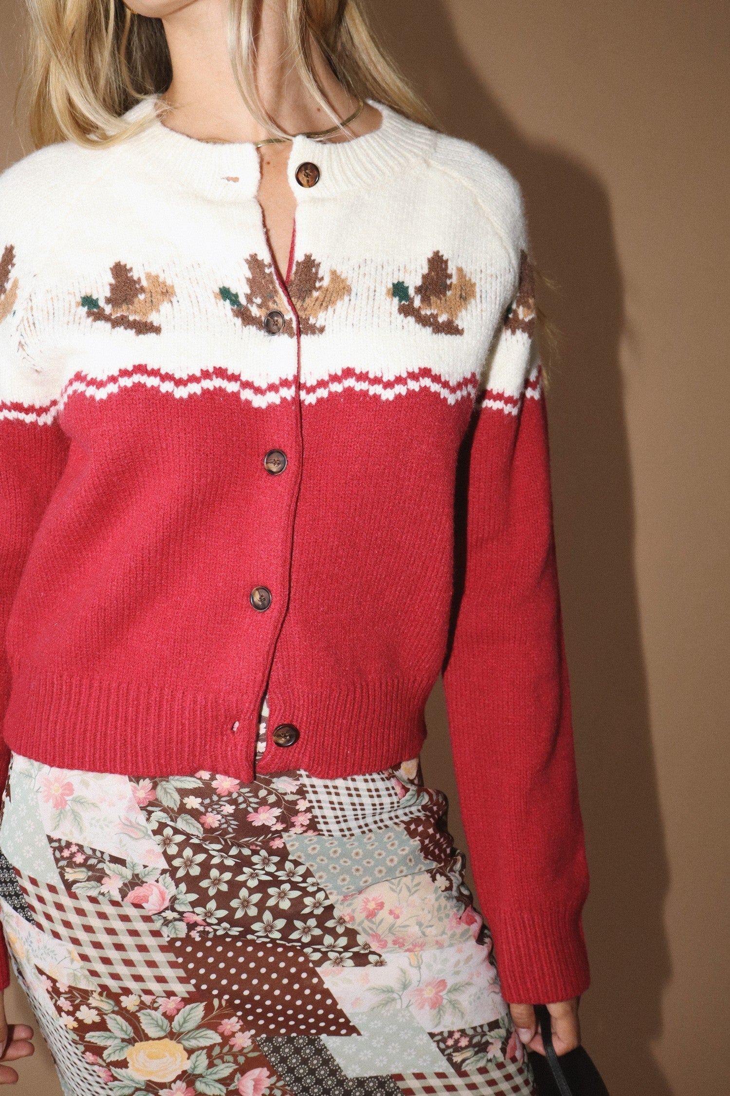 Duck Fair Isle Cardigan