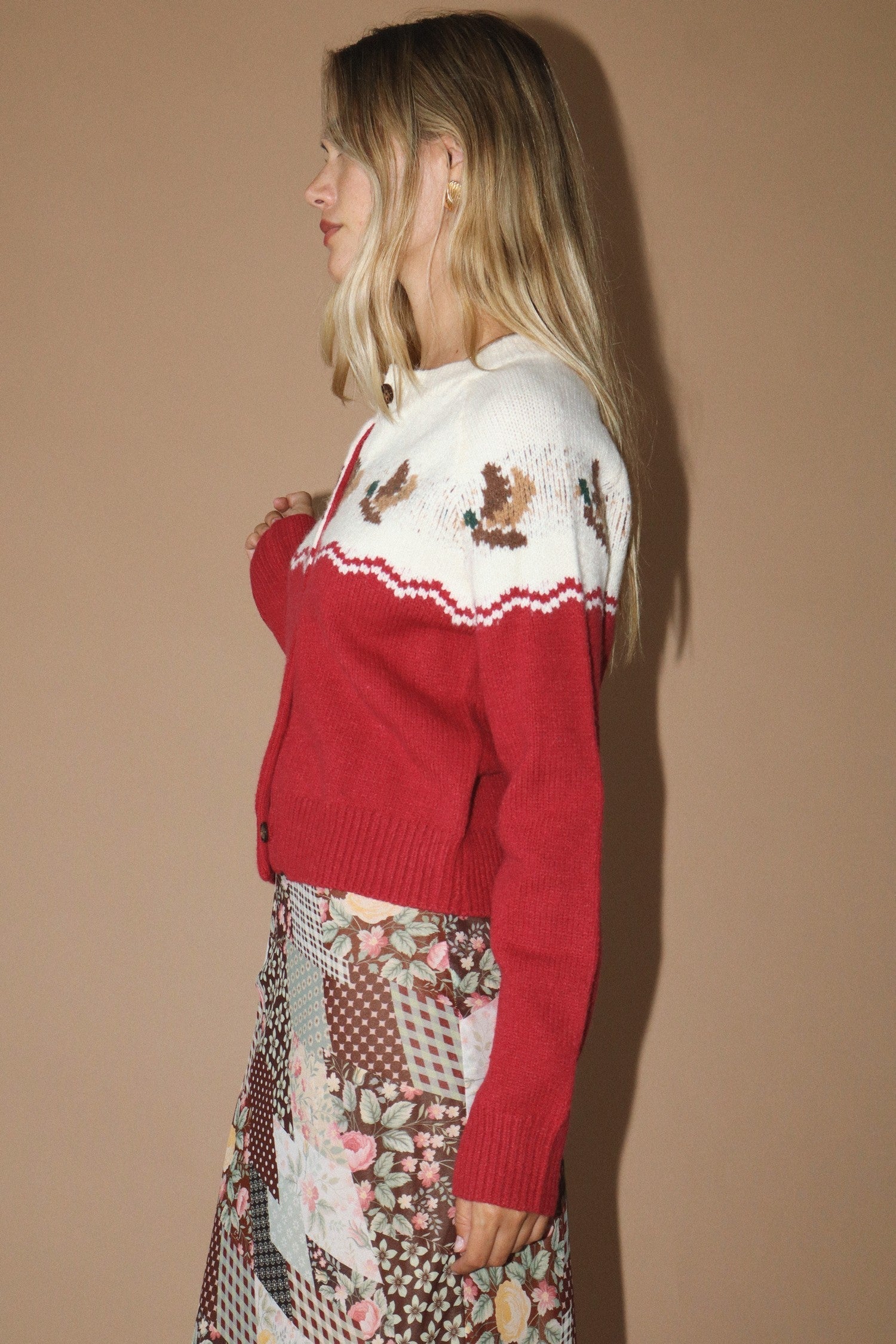 Duck Fair Isle Cardigan