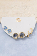 Botanical Bloom 3-Pair Earring Set