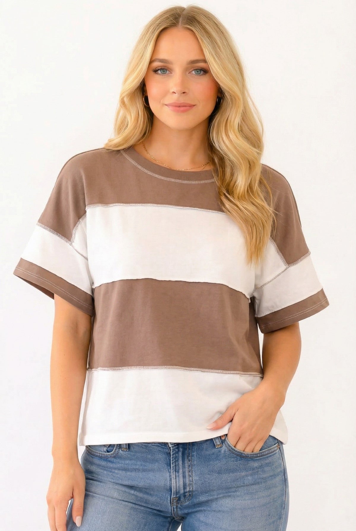 Modern Colorblock Tee