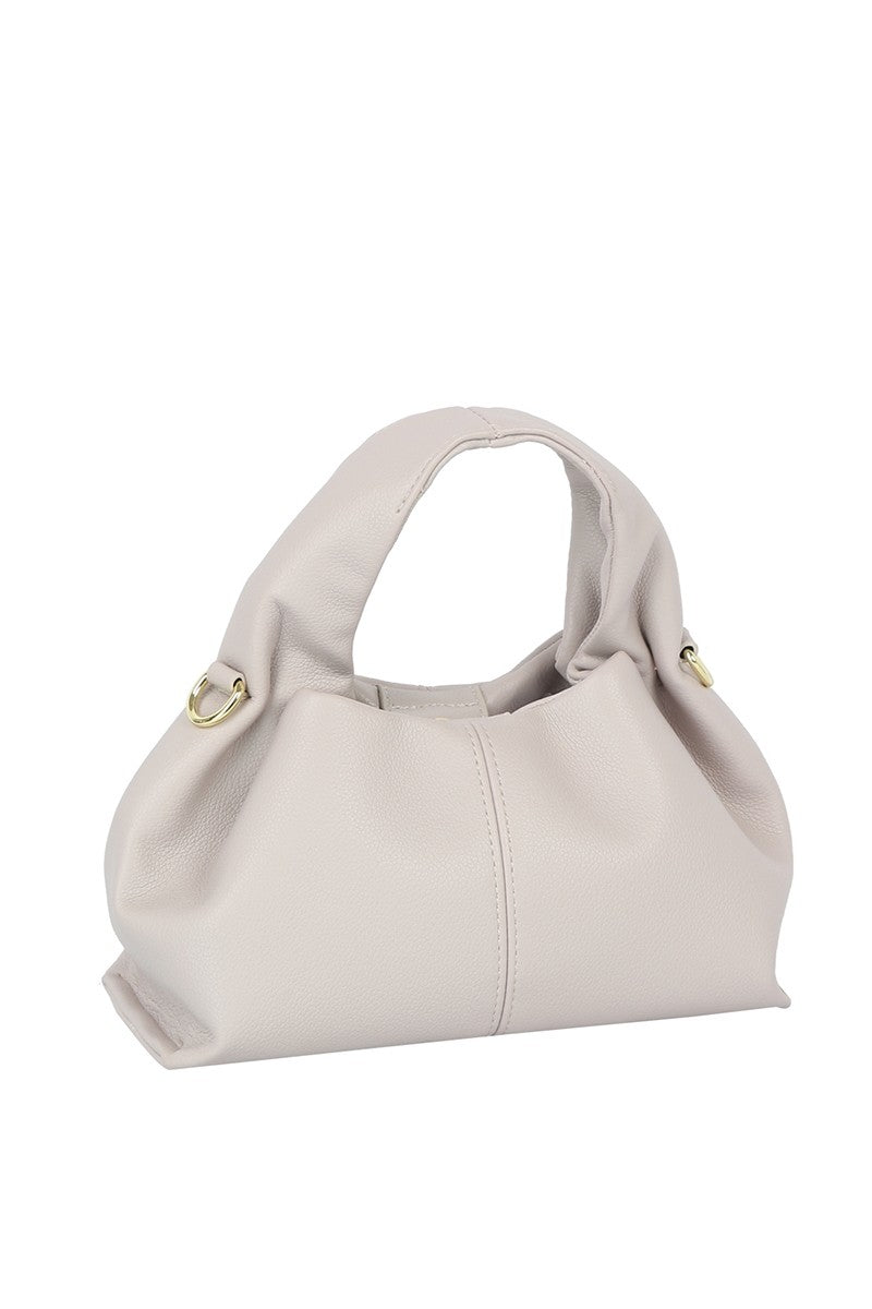 Modern Muse Faux Leather Satchel