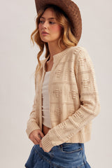 Pointelle Cardigan