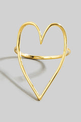 Endless Love Cutout Heart Ring
