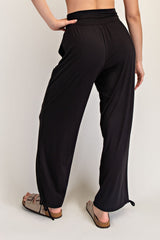 Crossover Cinch Hem Modal Pant