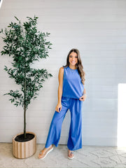 Relaxed Knit Sleeveless Tank