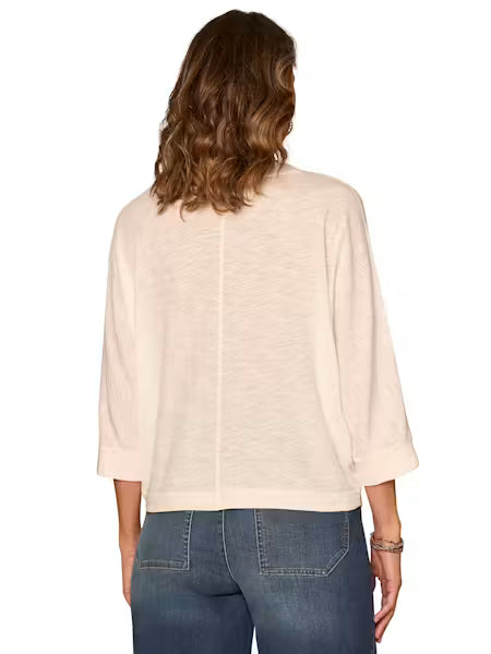 Embroidered Dolman Sleeve Knit Top