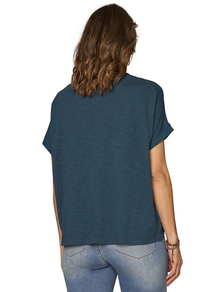 Bloom Mixed Media Knit Top