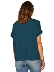 Bloom Mixed Media Knit Top
