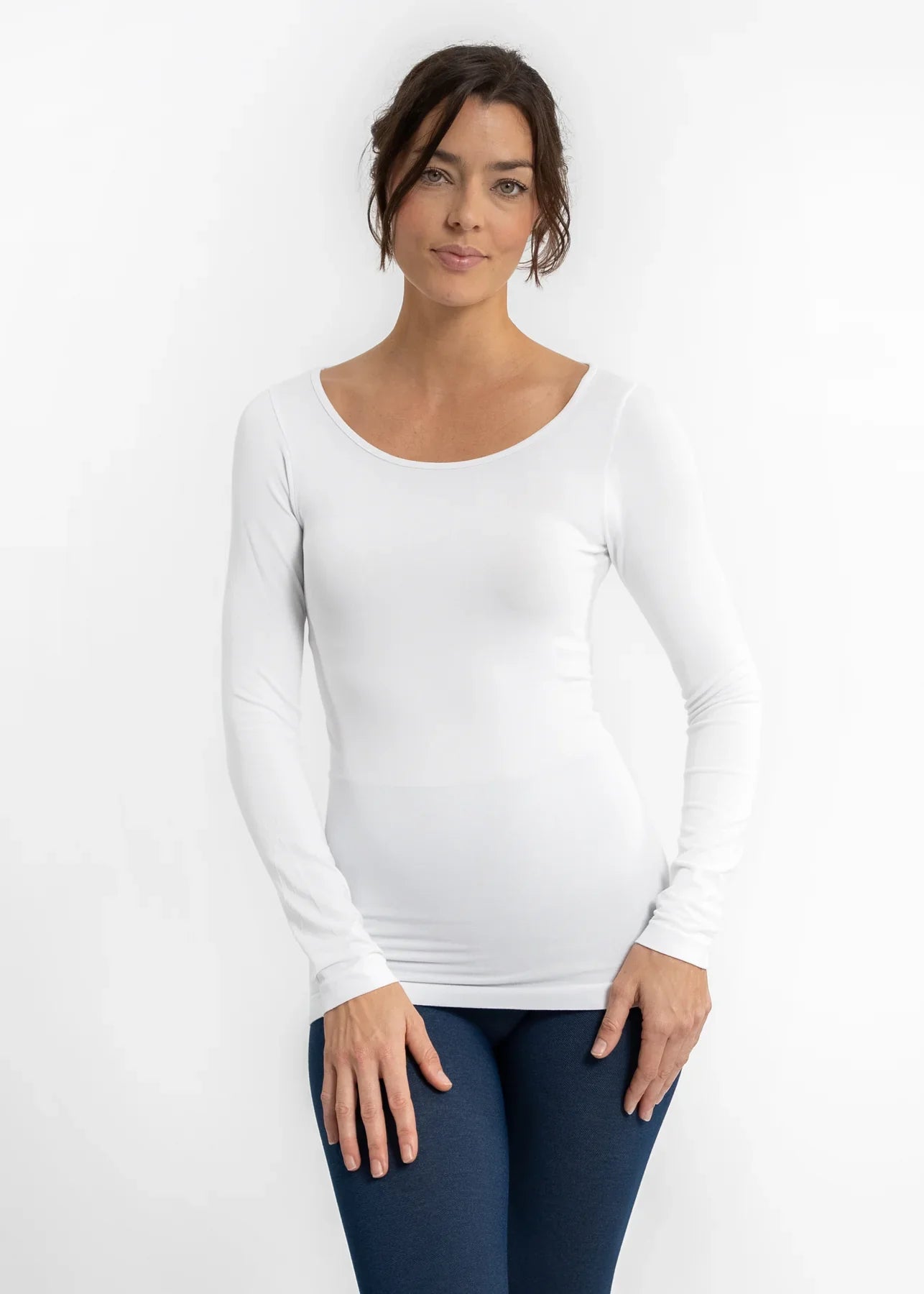 Reversible Long Sleeve Seamless Top