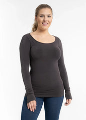 Reversible Long Sleeve Seamless Top