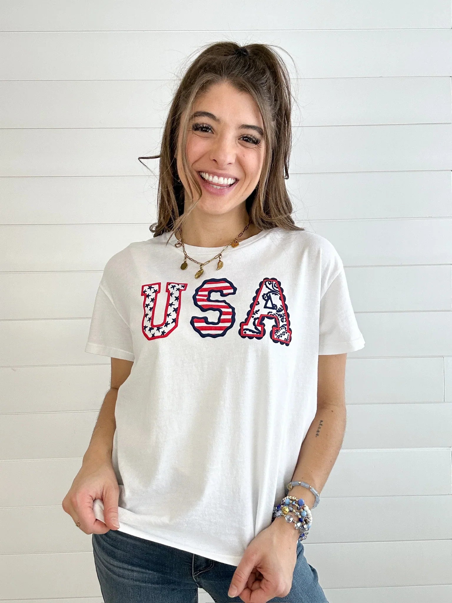 Mac & Me USA Graphic Tee
