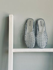 Glitter Jelly Slip-On Flats